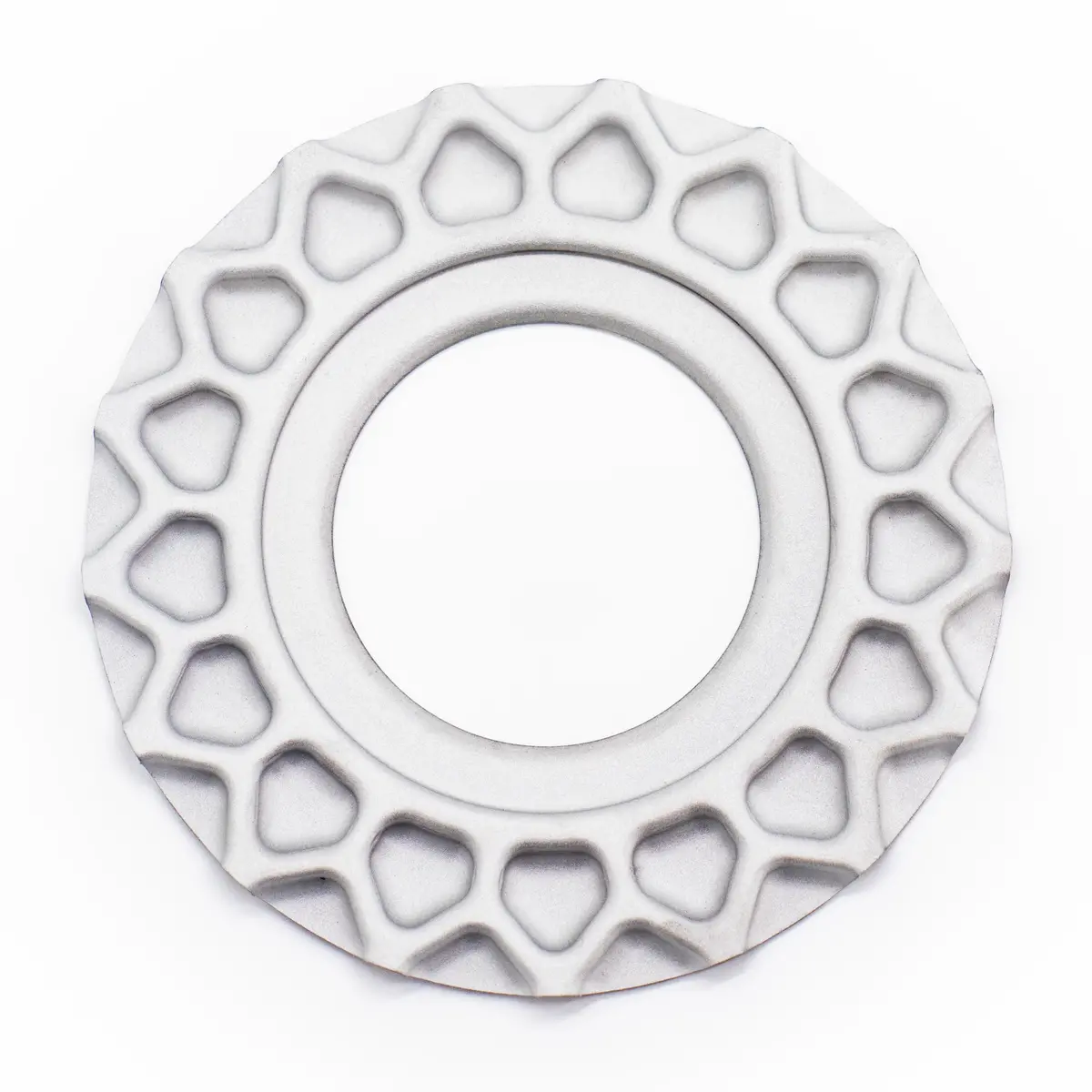 Authentic OEM-Style BBS RS Waffle Design Wheel Plate for 16–17 Inch Wheels with Large Thread