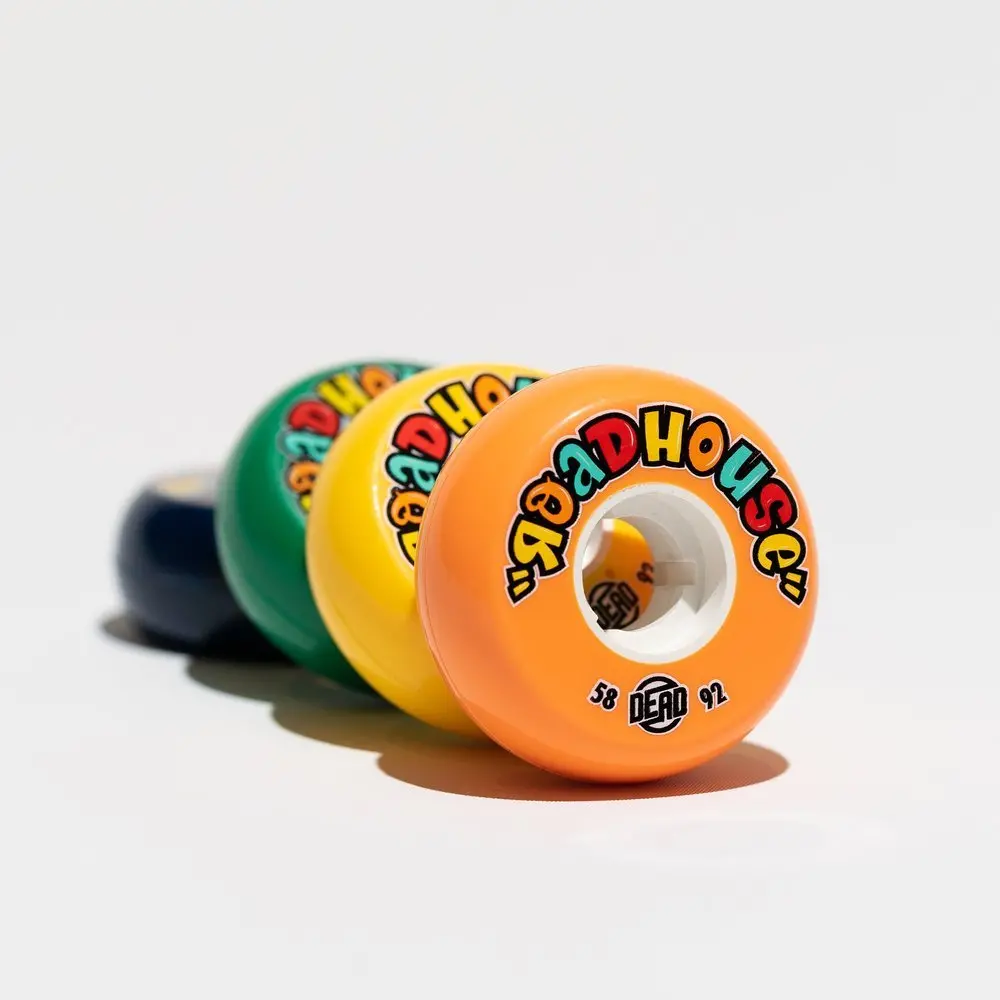 Dead Wheels 10 Year Line - Roadhouse Wheels 58Mm 92A (White Core) 1