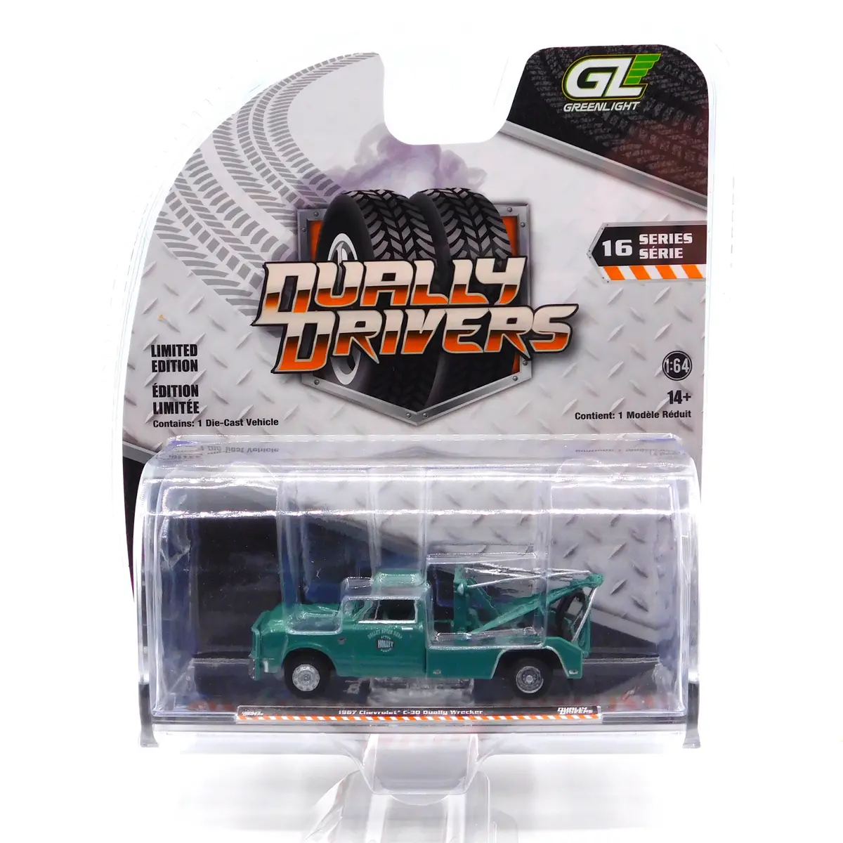 1967 Chevrolet C-30 Dually Wrecker Holley Speed Shop Dually Drivers 1:64 Diecast 1