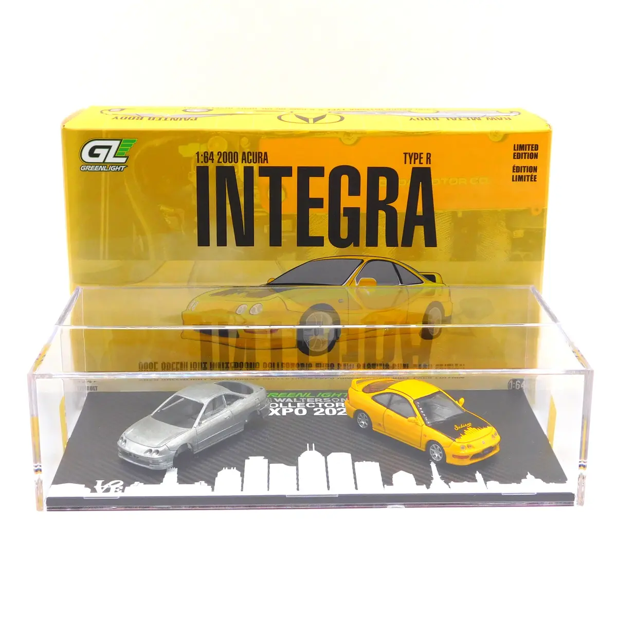 2000 Honda Integra Type R & Raw Casting 1:64 Diecast 1