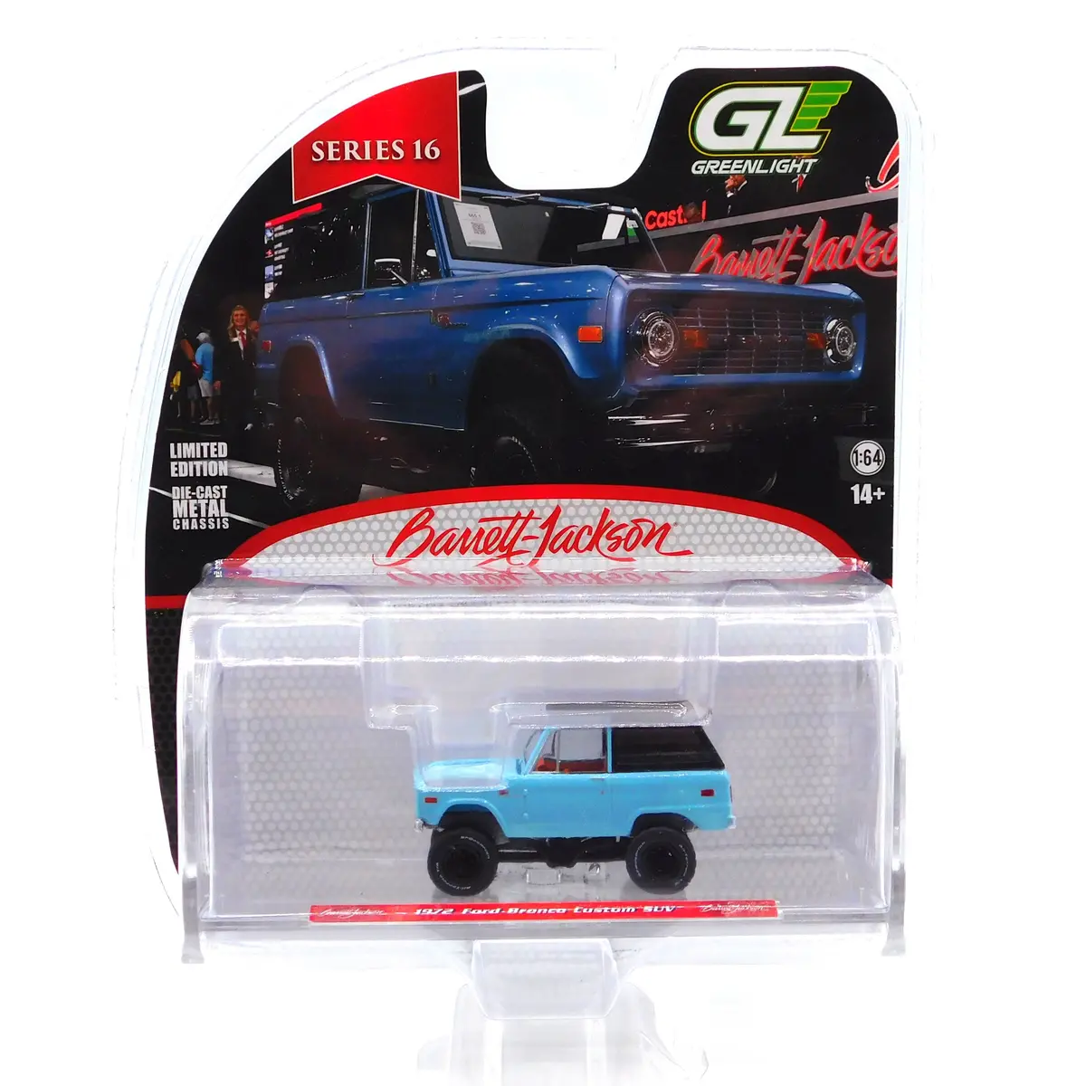 1972 Ford Bronco Custom 1:64 Diecast Barrett-Jackson Series 16 1