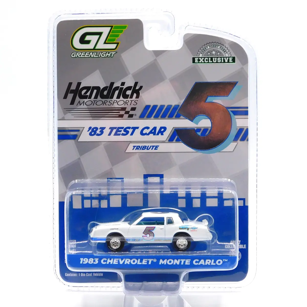 1983 Chevrolet Monte Carlo Hendrick Motorsports First Test Car Tribute 1:64 Diecast 1