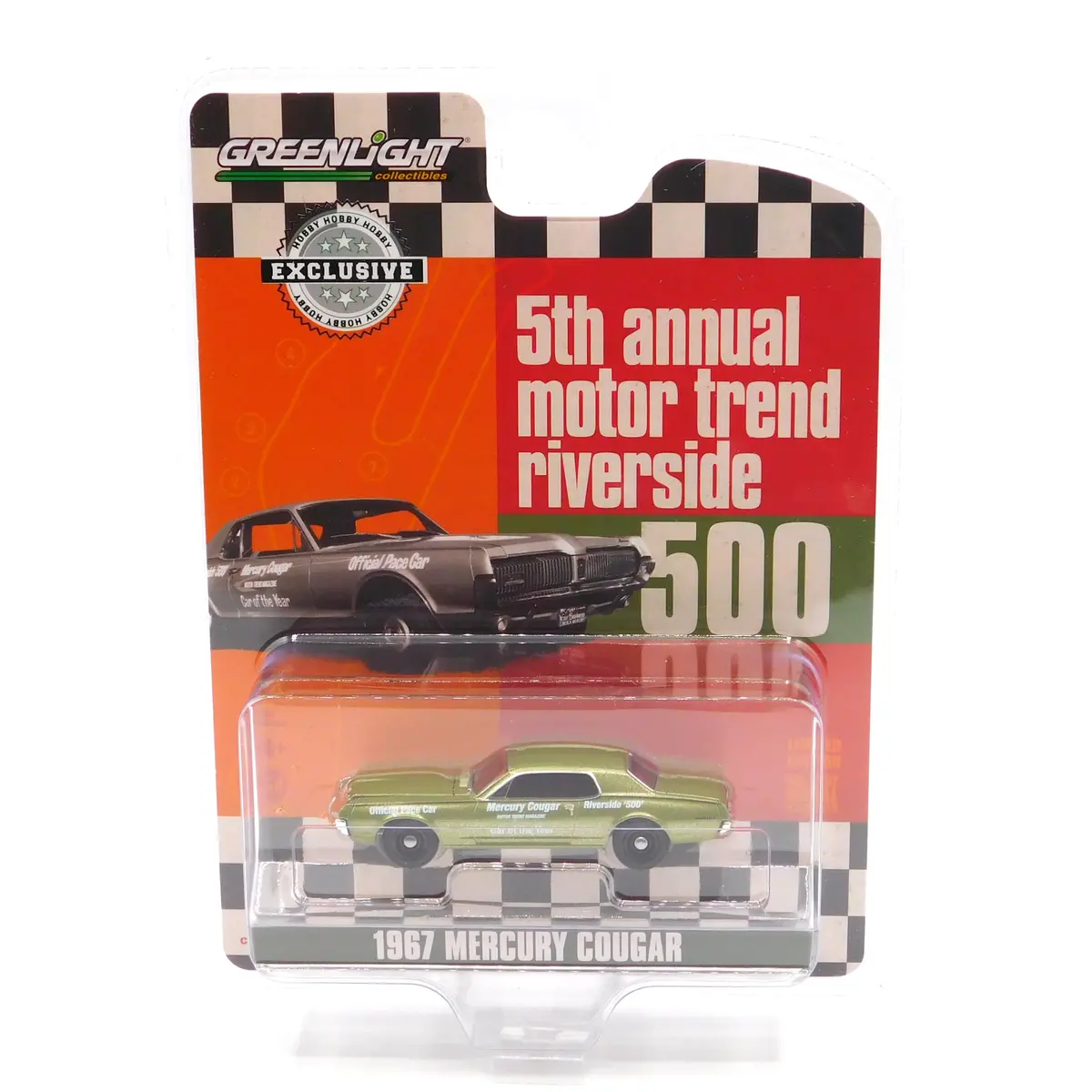1967 Mercury Cougar Riverside 500 Official Pace Car 1:64 Diecast 1