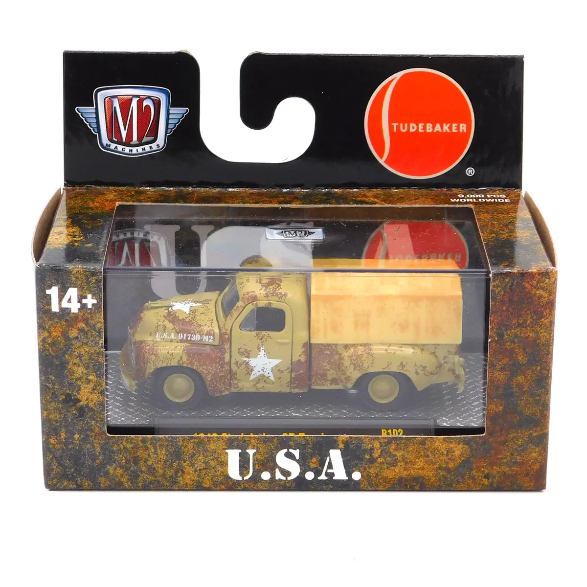 1949 Studebaker 2R M2 Machines 1:64 Scale Auto-Thentics Release 102 1