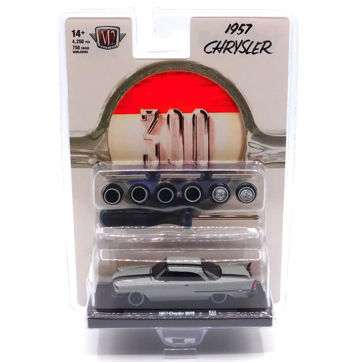 1957 Chrysler 300C M2 Machines 1:64 Scale Auto Wheels Release 13 1
