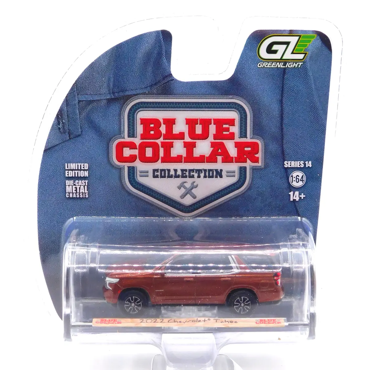 2022 Chevrolet Tahoe 1:64 Diecast Blue Collar Series 14 1