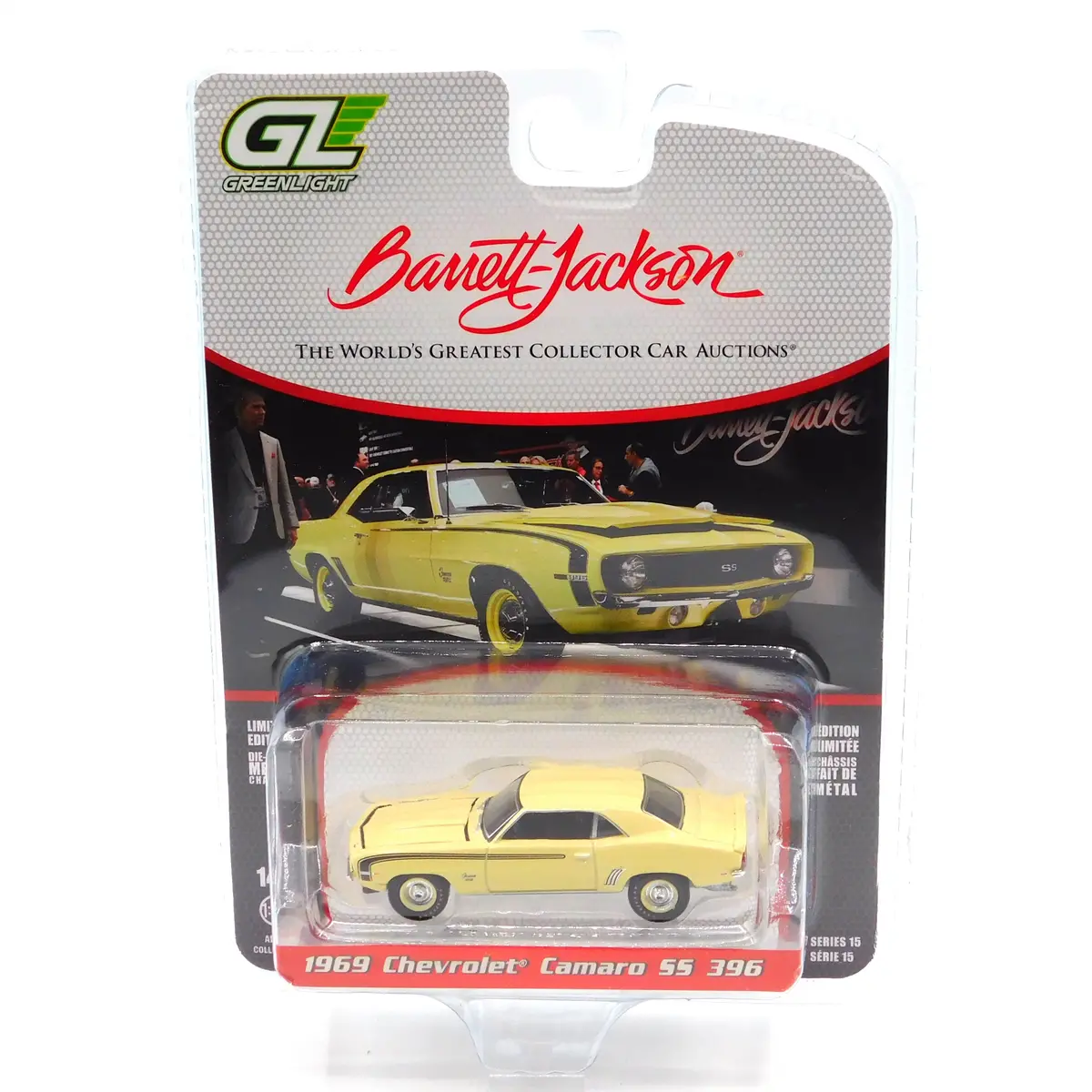 1969 Chevrolet Camaro Ss 396 1:64 Diecast Barrett-Jackson Series 15 1