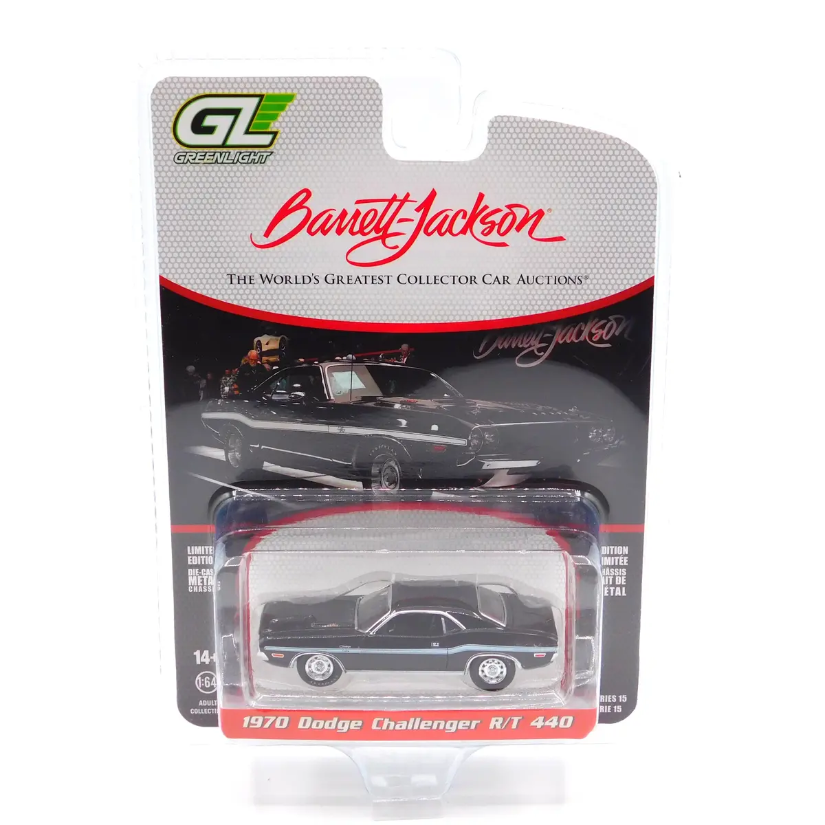1970 Dodge Challenger R/T 1:64 Diecast Barrett-Jackson Series 15 1
