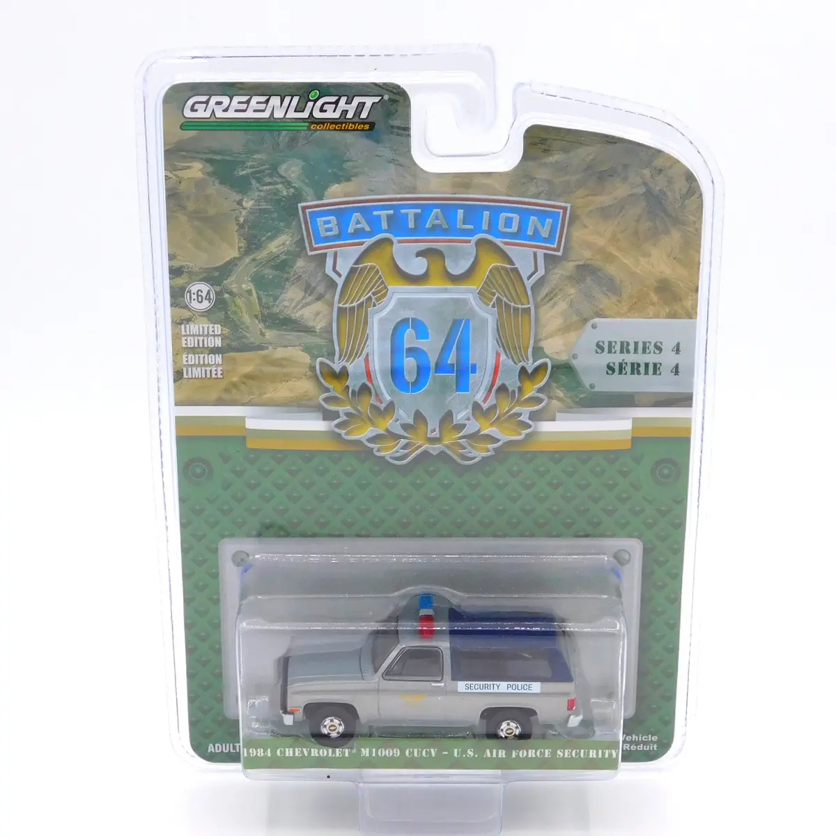 Raw Chase 1984 Chevrolet M1009 Cucv Us Air Force 1:64 Diecast Battalion 64 Series 5 1
