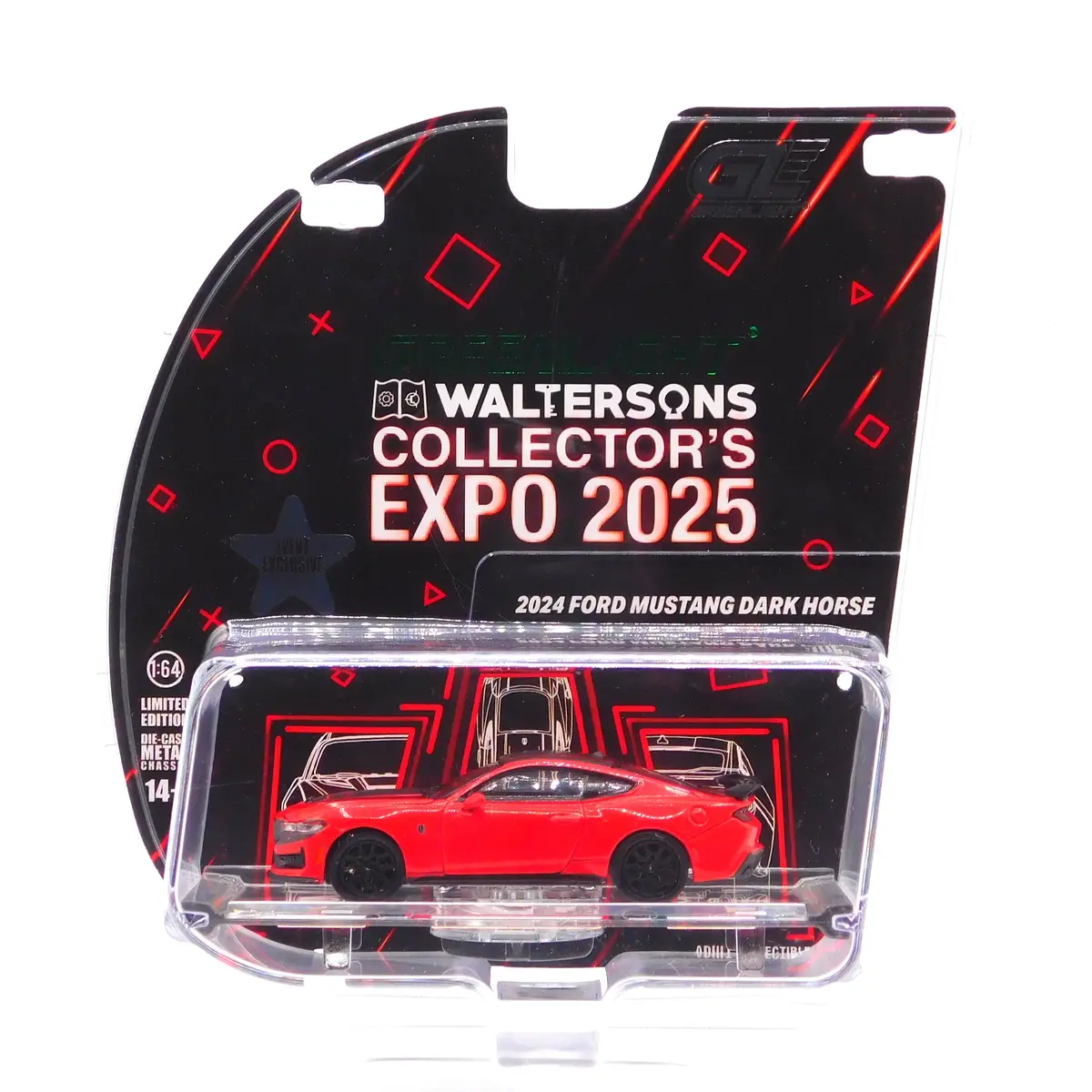2024 Ford Mustang Dark Horse Walterson Expo Greenlight Premium 1:64 Diecast 1