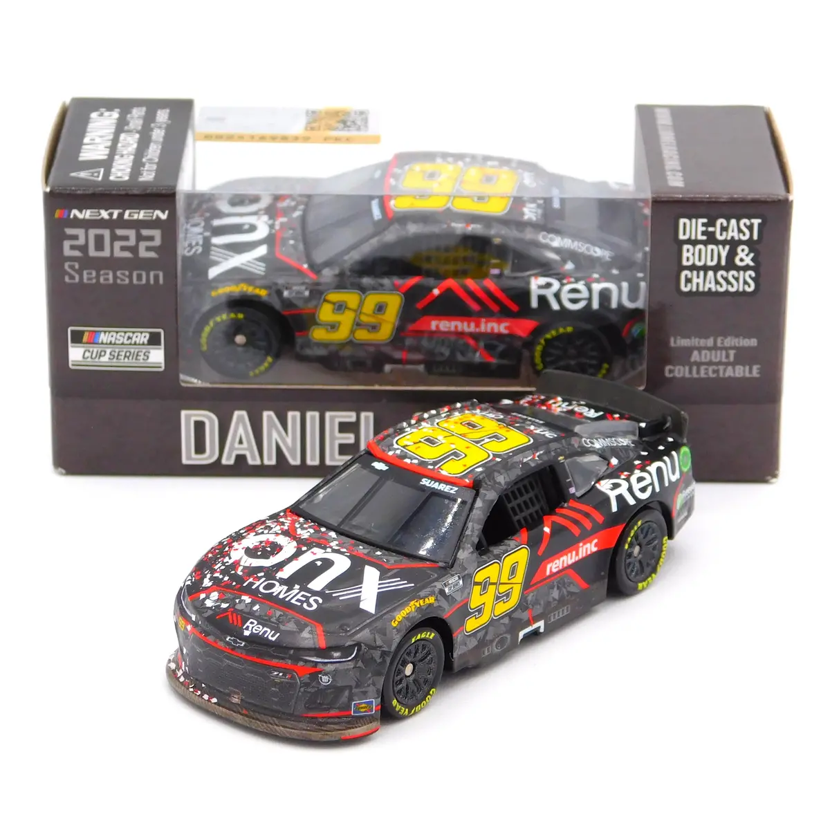Daniel Suarez 2022 Onx Home Renu Sonoma Win Diecast Chassis 1:64 Nascar Diecast 1