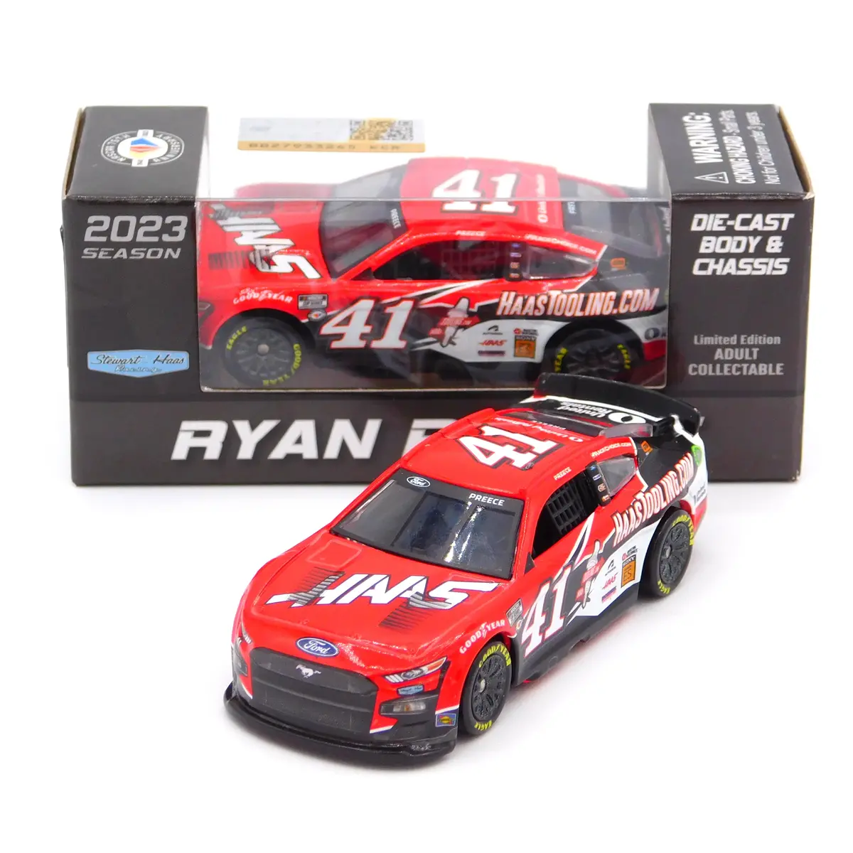 Ryan Preece 2023 Haas Tooling Diecast Chassis 1:64 Nascar Diecast 1