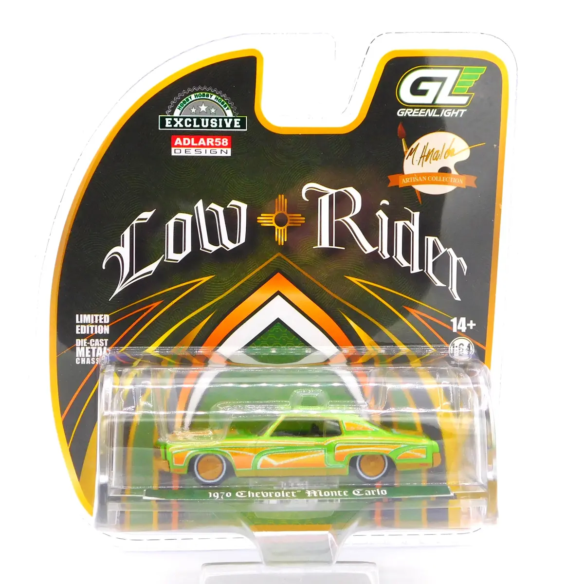 1970 Chevrolet Monte Carlo Lowrider Michael Heralda 1:64 Diecast 1