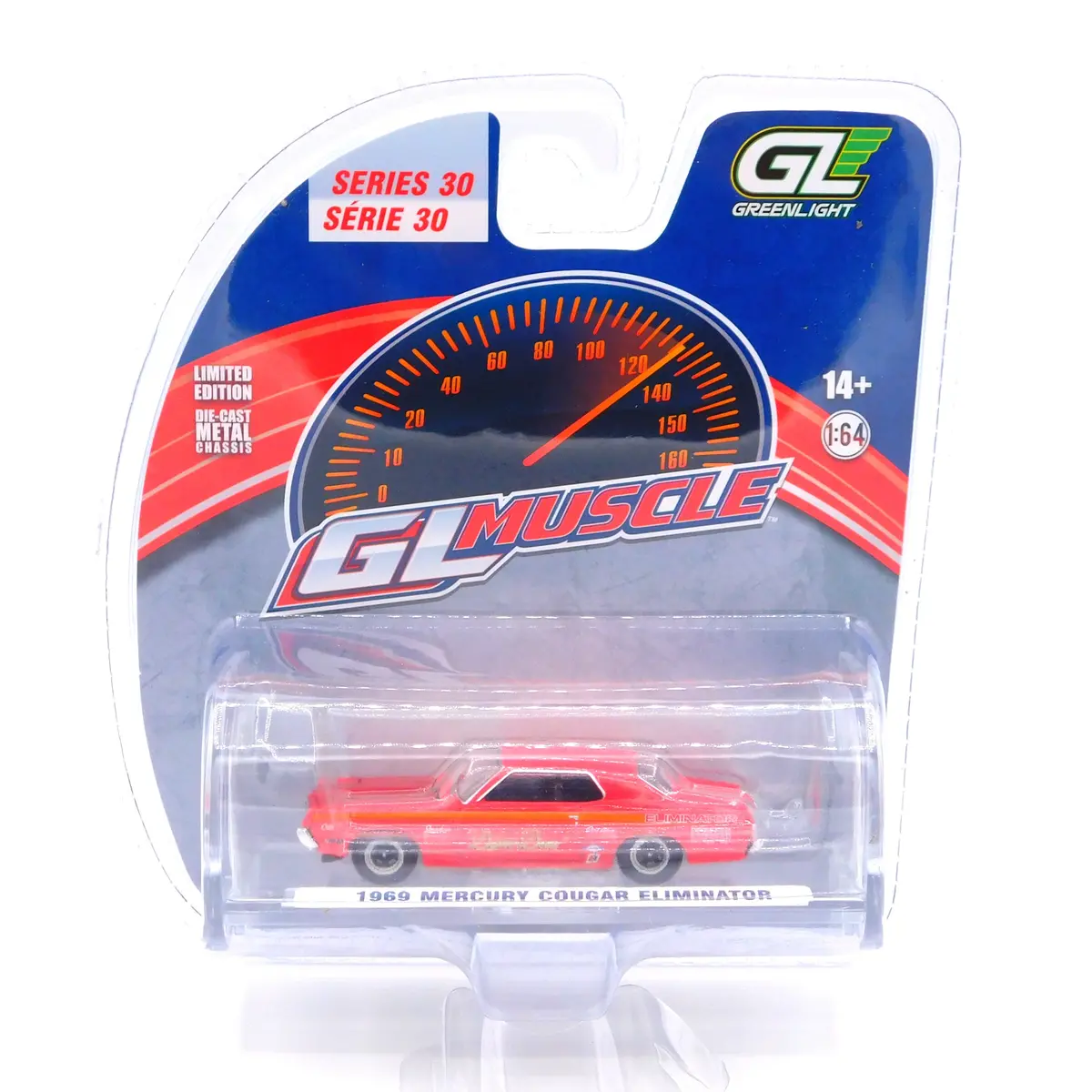 1969 Mercury Cougar Eliminator 1:64 Diecast Greenlight Muscle Series 30 1