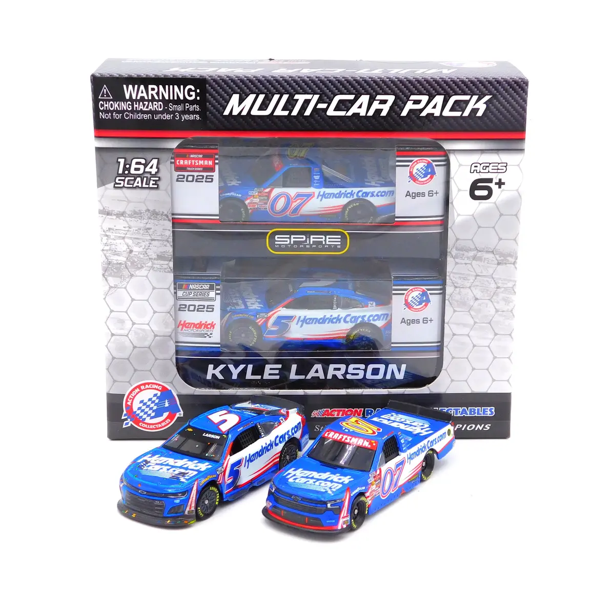 Kyle Larson 2025 Hendrickcars Homestead Win Set 1:64 Nascar Diecast 1