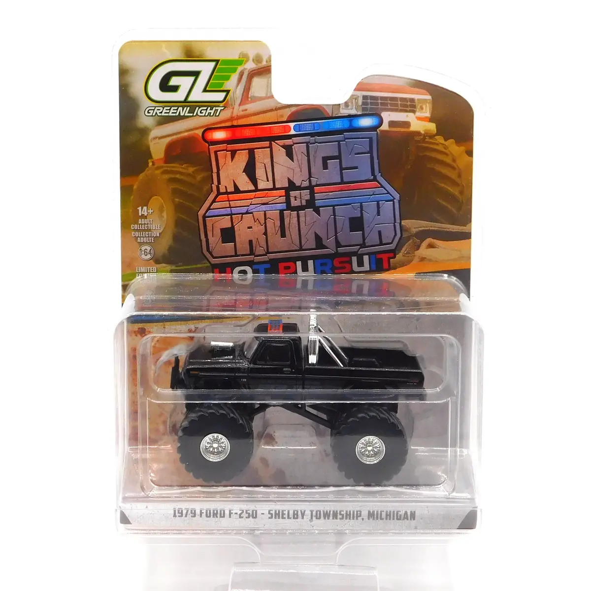 1979 Ford F-250 Shelby Township, Michigan Kings Of Crunch Hot Pursuit Special Edition 1:64 Diecast 1