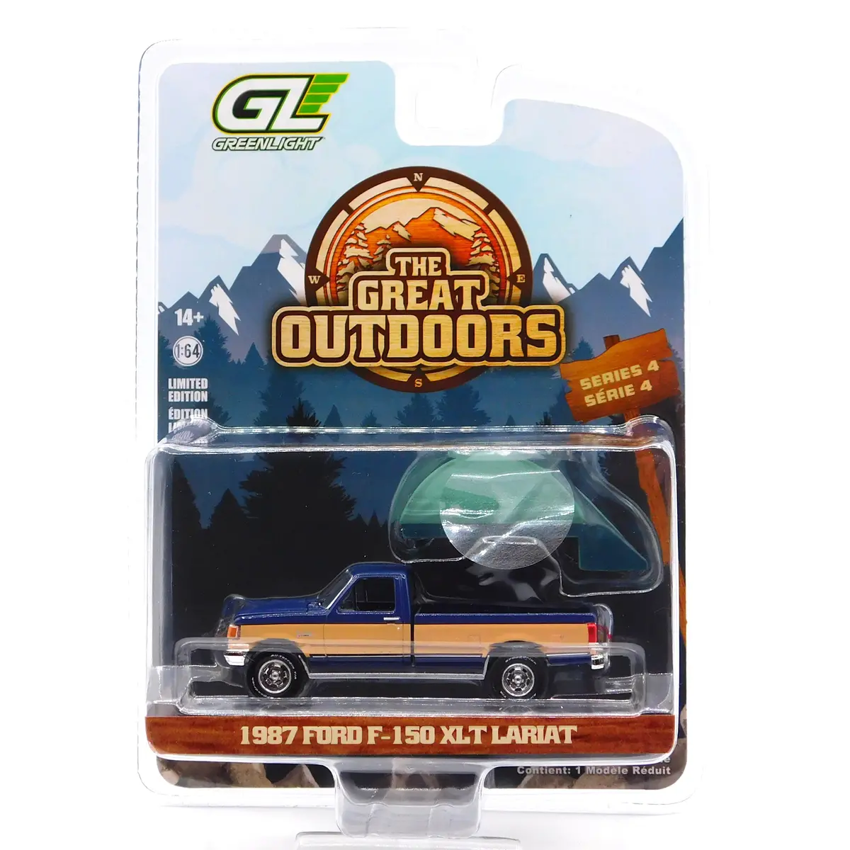 1987 Ford F-150 Xlt Lariat The Great Outdoors Series 4 1:64 Diecast 1