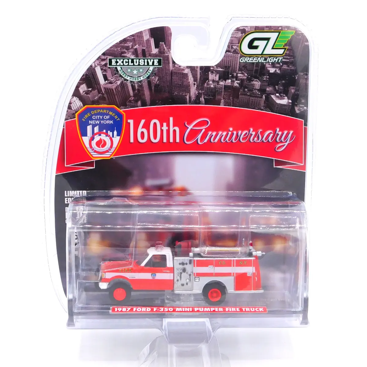 1987 Ford F-350 Mini Pumper Fire Truck Fdny Hobby Exclusive 1:64 Diecast 1