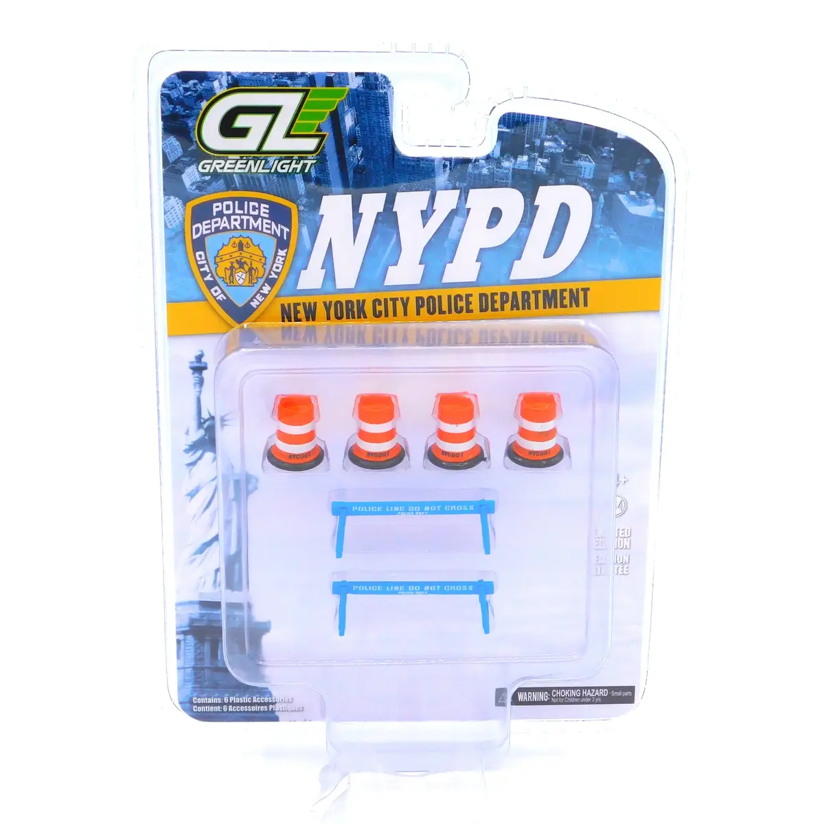 Nypd Road Accessory Pack Hobby Exclusive 1:64 Diecast 1
