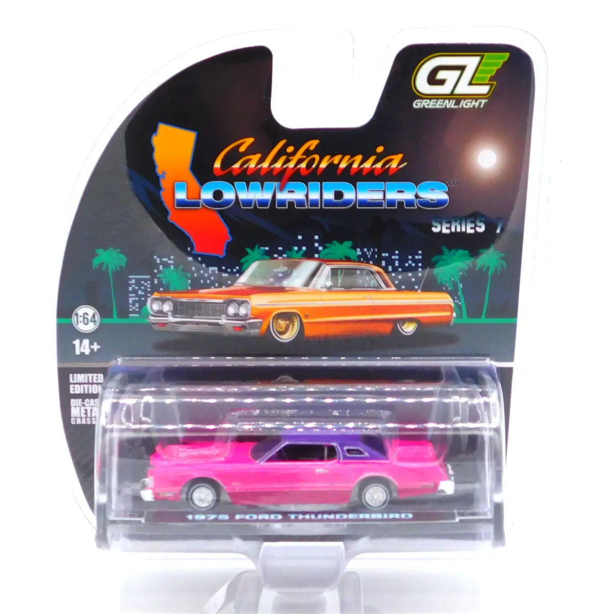 1975 Ford Thunderbird California Lowriders Series 7 1:64 Diecast 1