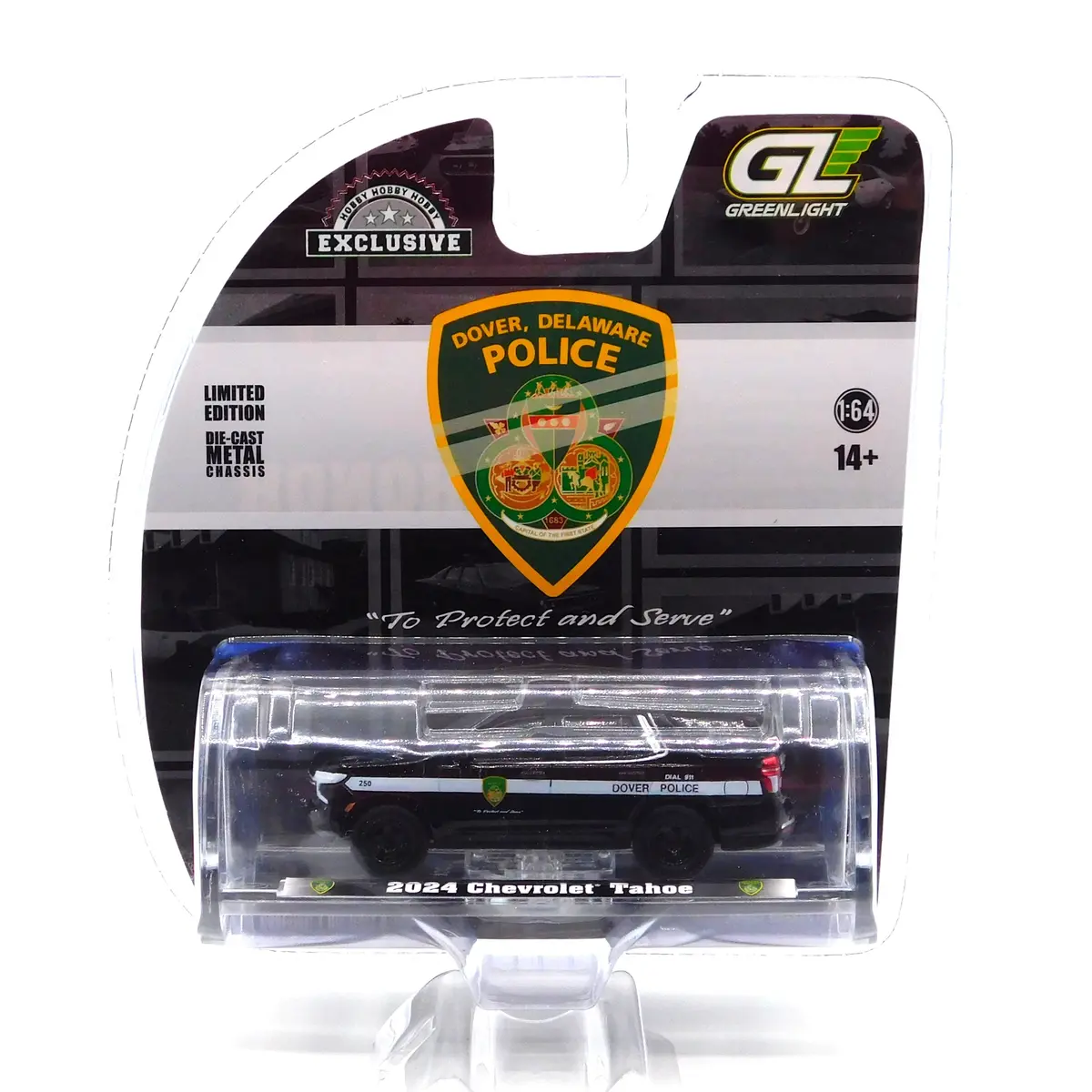 2024 Chevrolet Tahoe Dover Police Hobby Exclusive 1:64 Diecast 1