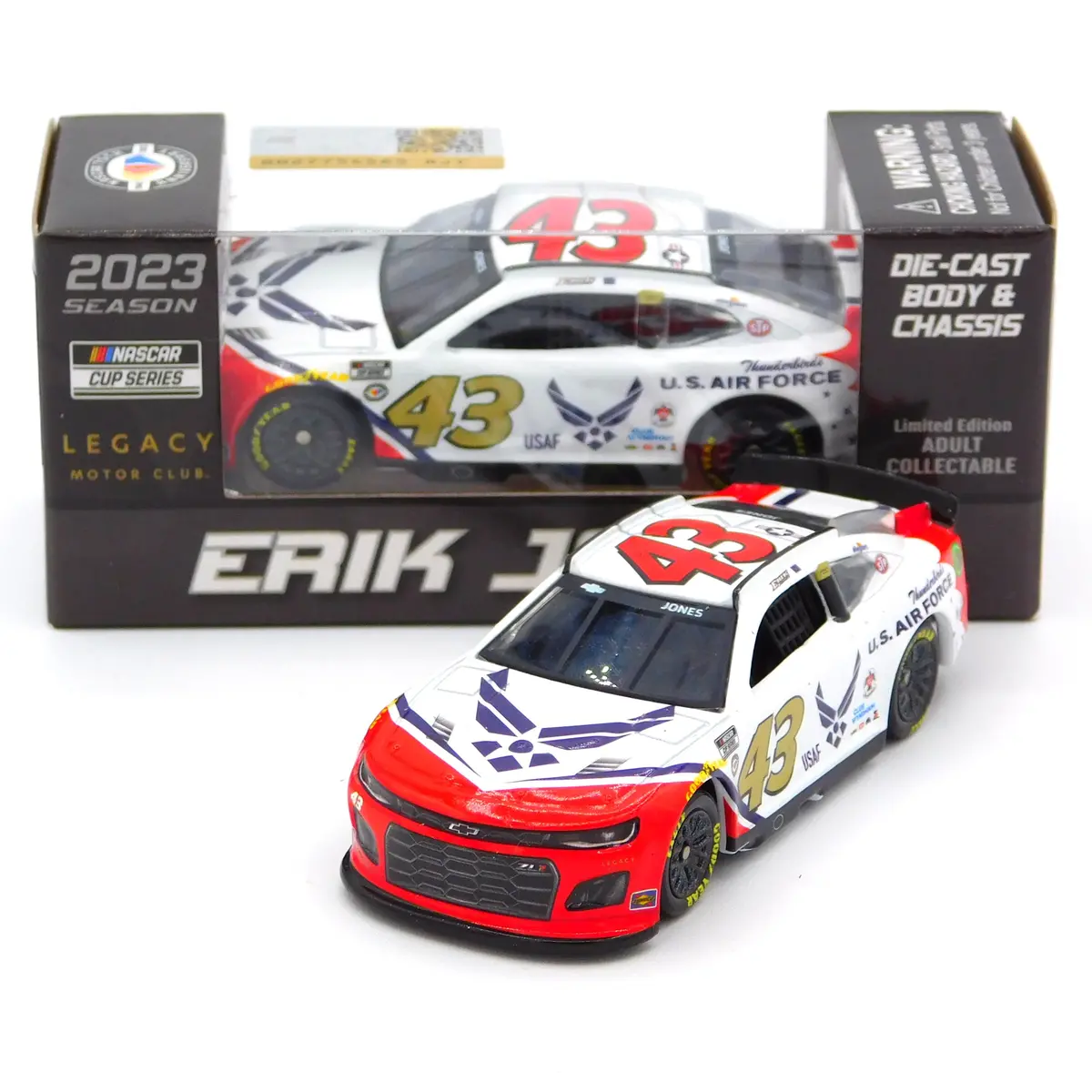 Erik Jones 2023 U.S. Air Force Diecast Chassis 1:64 Nascar Diecast 1
