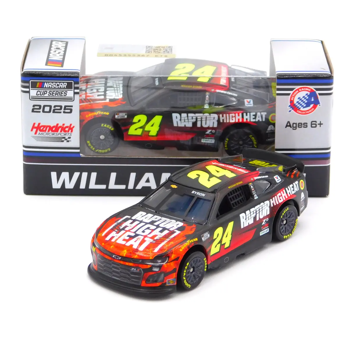 William Byron 2025 Raptor High Heat 1:64 Nascar Diecast 1