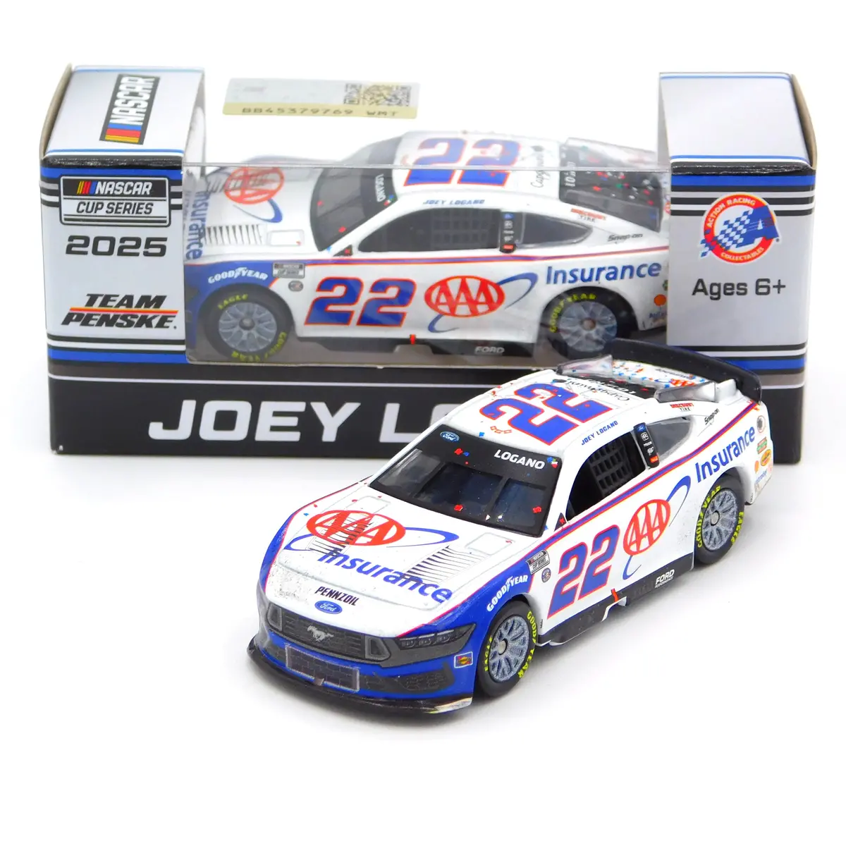 Joey Logano 2025 Aaa Insurance Texas Race Win 1:64 Nascar Diecast 1