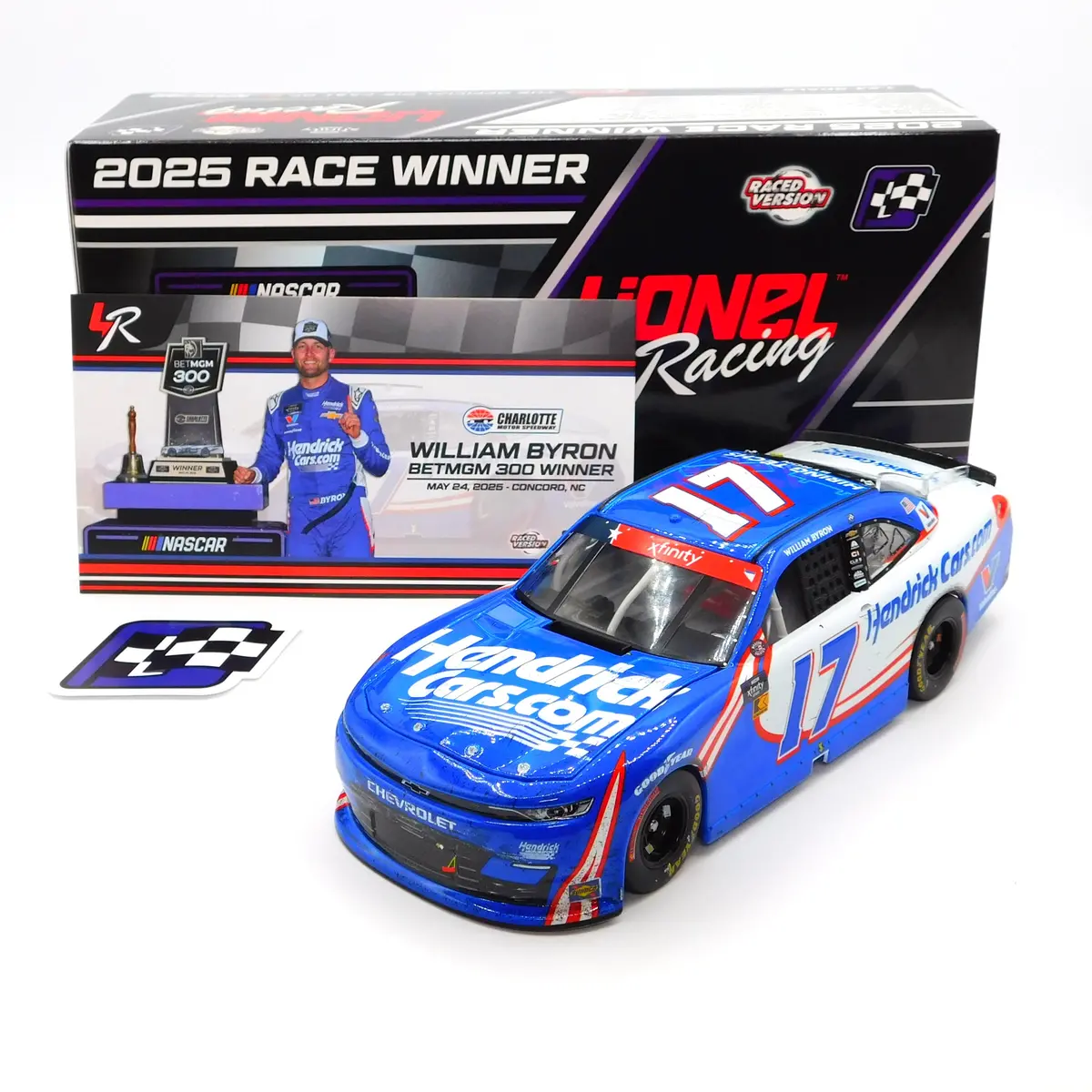 William Byron 2025 Hendrickcars.Com Charlotte Xfinity Win 1:24 Nascar Diecast 1