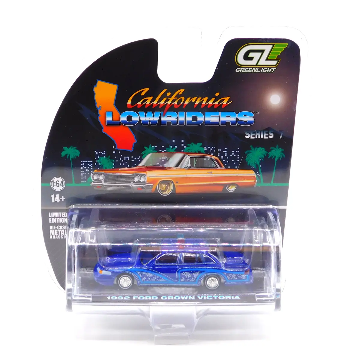 1992 Ford Crown Victoria California Lowriders Series 7 1:64 Diecast 1