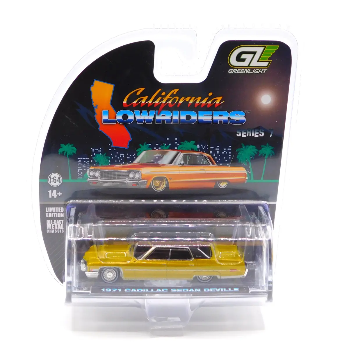 1971 Cadillac Sedan Deville California Lowriders Series 7 1:64 Diecast 1