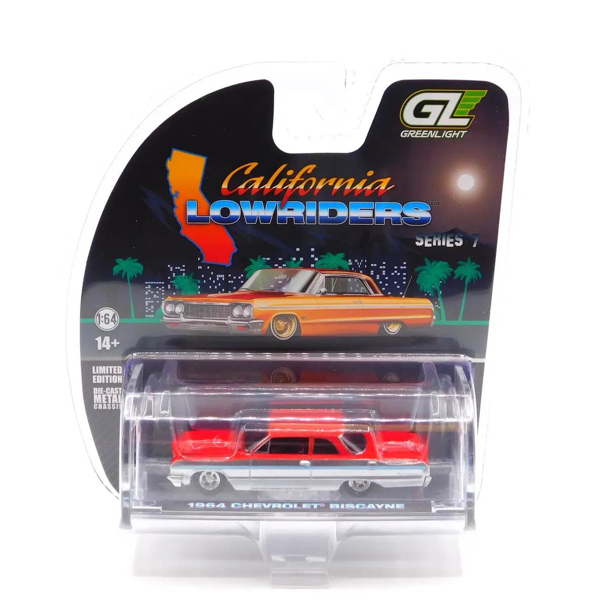 1964 Chevrolet Biscayne California Lowriders Series 7 1:64 Diecast 1