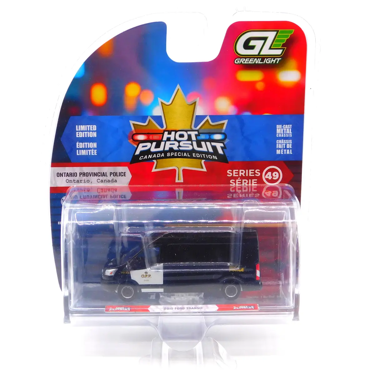 2015 Ford Transit Hot Pursuit Canada Special Ontario Opp 1:64 Diecast 1