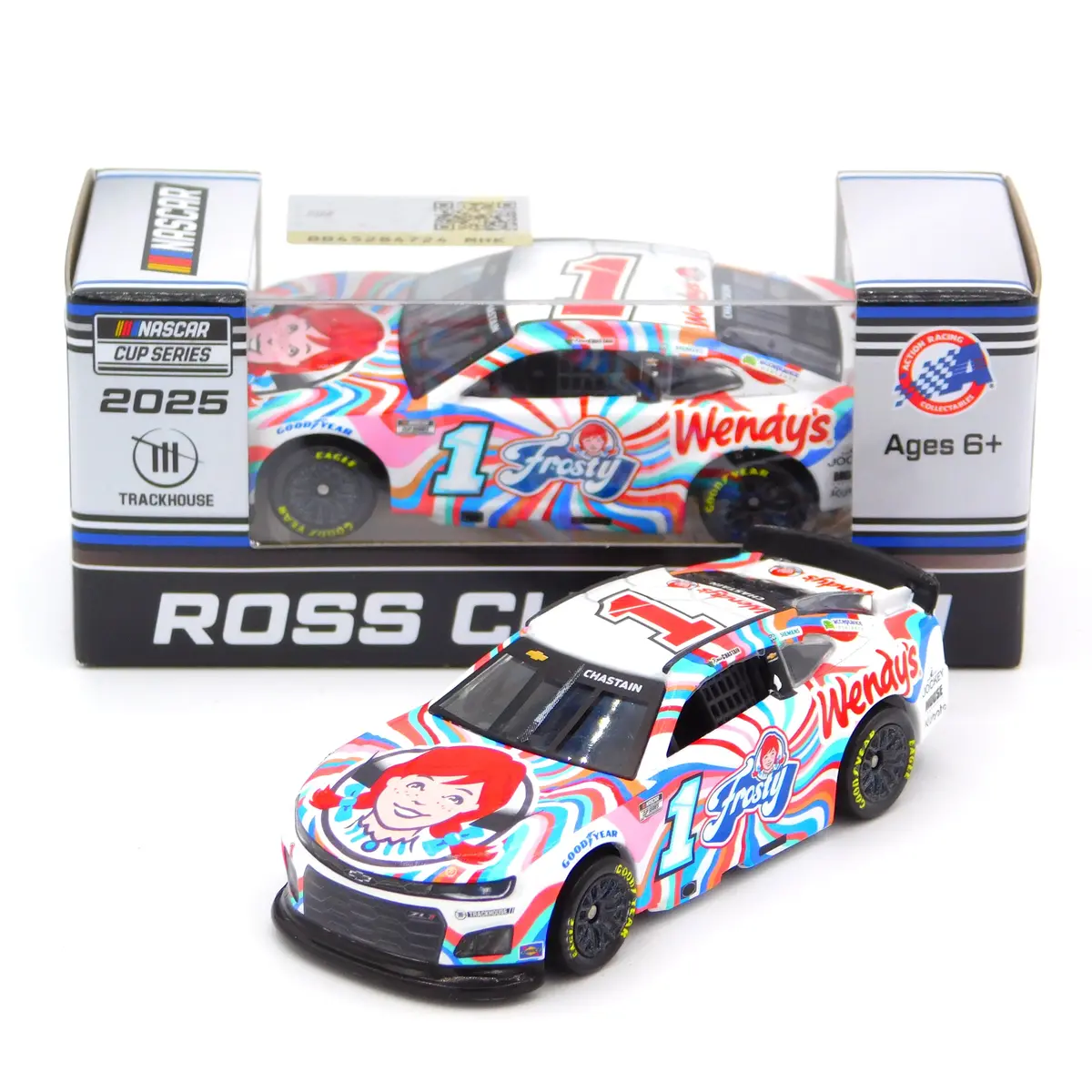 Ross Chastain 2025 Wendy's Frosty 1:64 Nascar Diecast 1