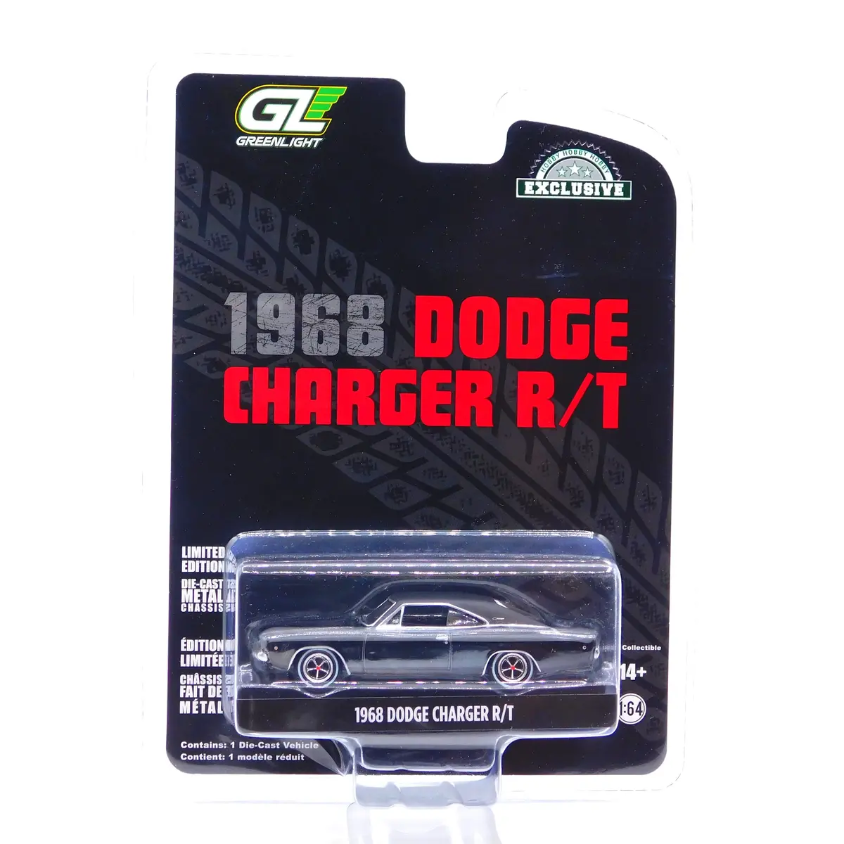 Chrome Chase 1968 Dodge Charger R/T Hobby Exclusive 1:64 Diecast 1