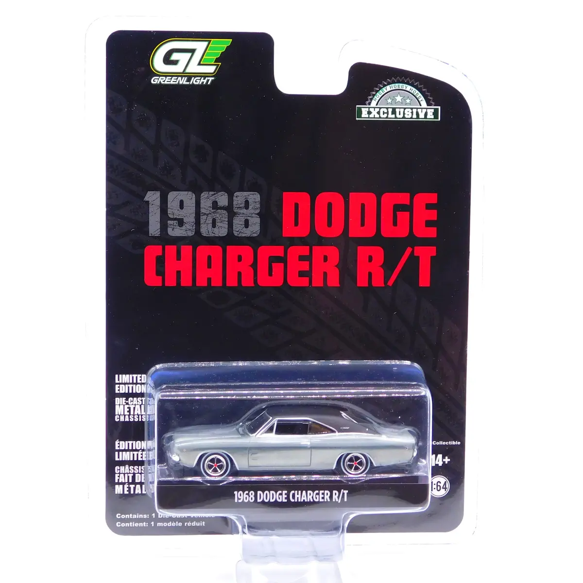Raw Chase 1968 Dodge Charger R/T Hobby Exclusive 1:64 Diecast 1