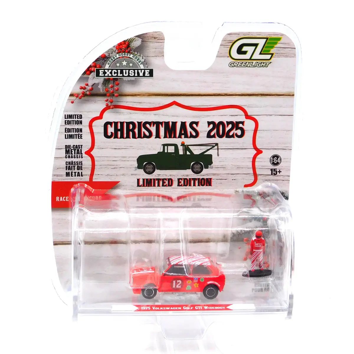 1975 Volkswagen Golf Gti 2025 Christmas Hobby Exclusive 1:64 Diecast 1