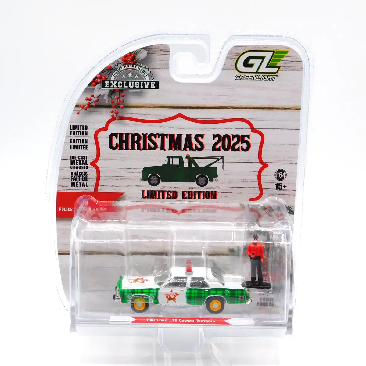 1981 Ford Ltd Crown Victoria 2025 Christmas Hobby Exclusive 1:64 Diecast 1