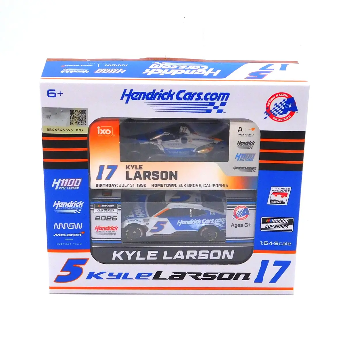Kyle Larson 2025 Hendrick 1100 2 Car Set 1:64 Nascar Diecast 1
