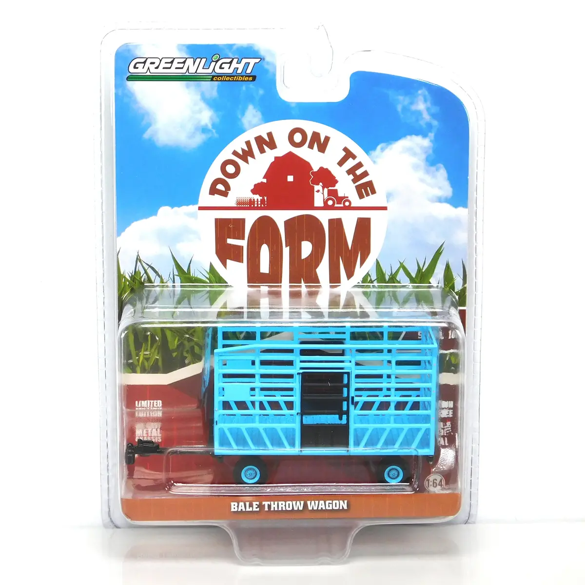 Down On The Farm 48100F Bale Throw Wagon 1:64 Diecast 1
