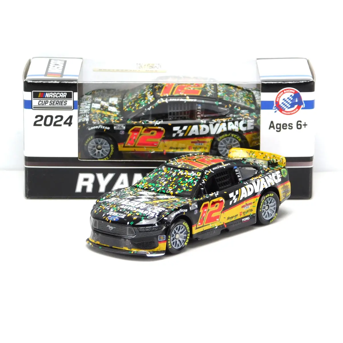 Ryan Blaney 2024 Advance Auto Iowa Win 1:64 Nascar Diecast 1