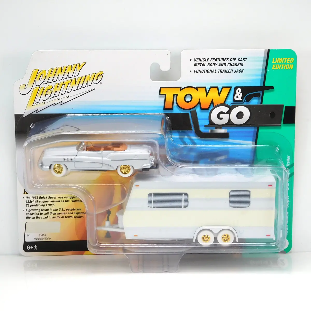 Chase 1953 Buick Super Johnny Lightning Tow & Go 1:64 Scale 1