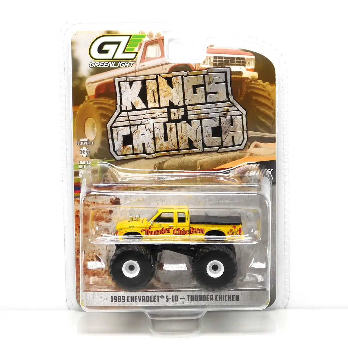 1989 Chevrolet S-10 Thunder Chicken 1:64 Diecast Kings Of Crunch 1