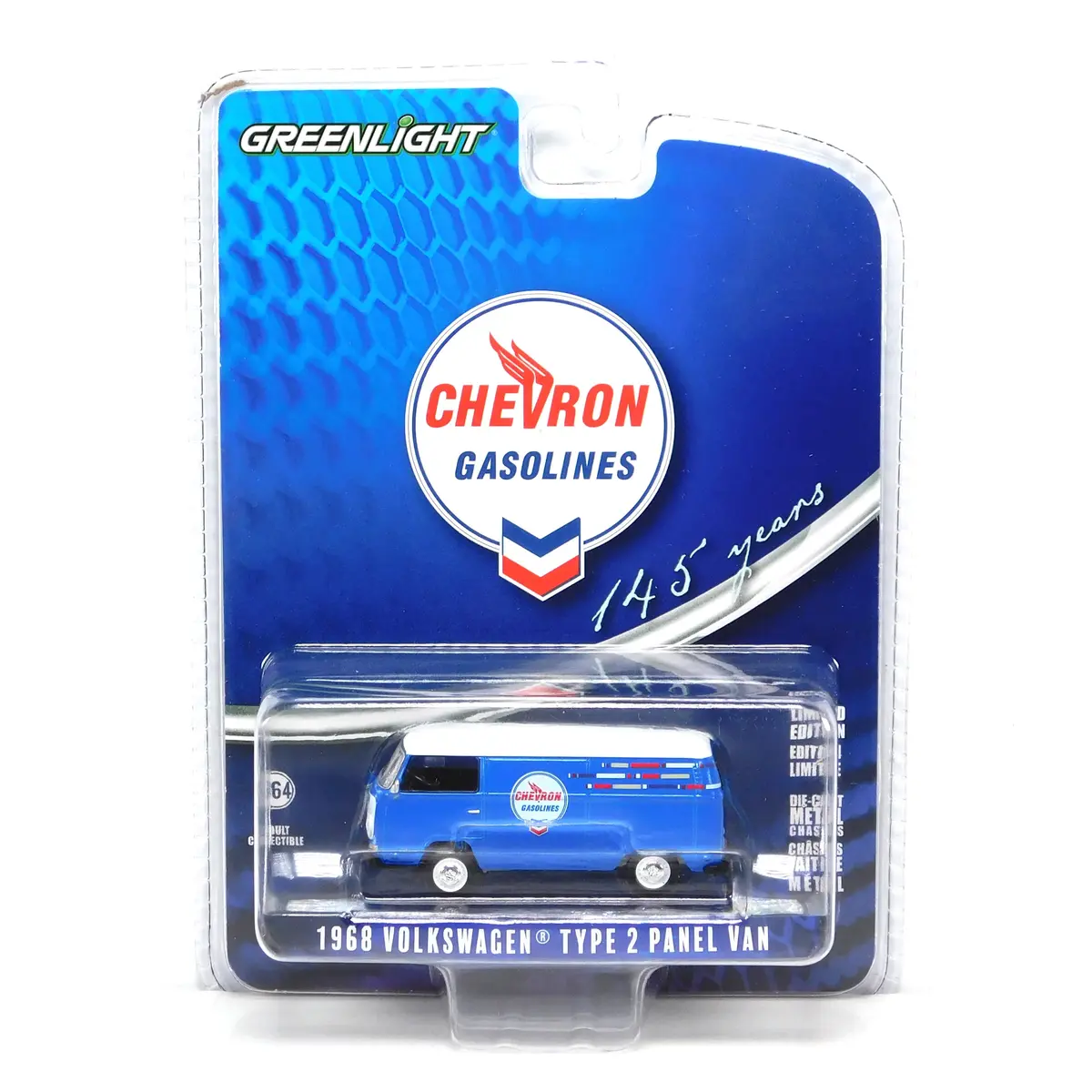 1968 Volkswagen Type 2 Van Chevron 1:64 Diecast Anniversary Series 17 1