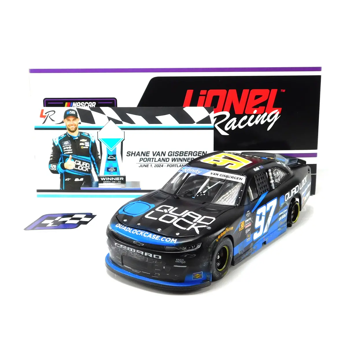 Shane Van Gisbergen 2024 Quad Lock Portland Win 1:24 Nascar Diecast 1