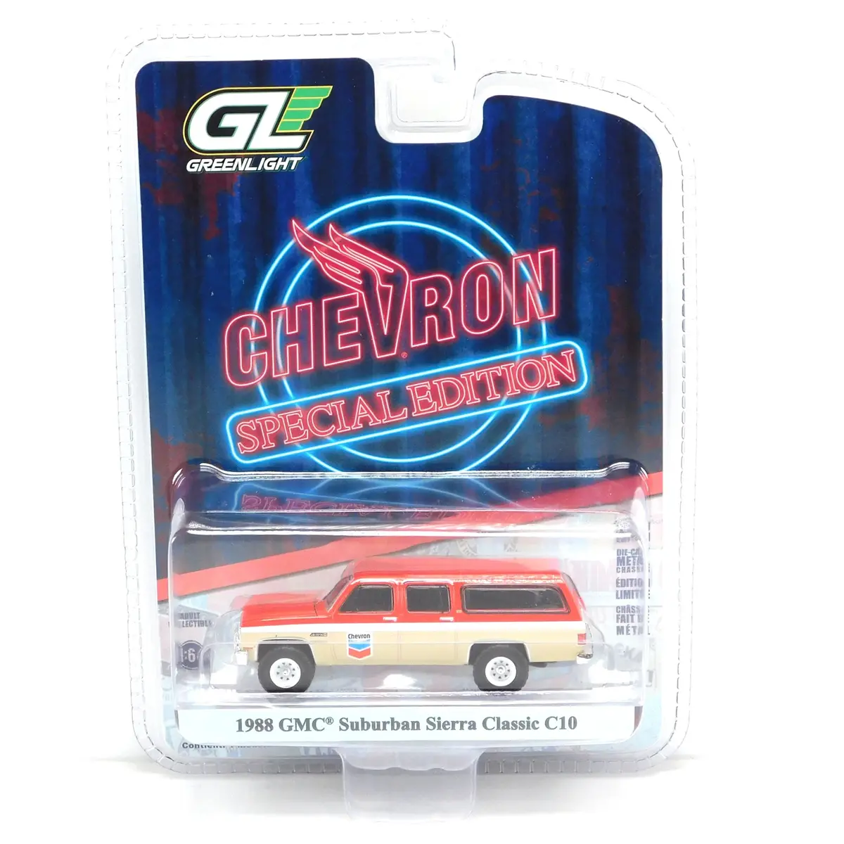 1988 Gmc Suburban C10 1:64 Diecast Chevron Special Edition Series 1 1
