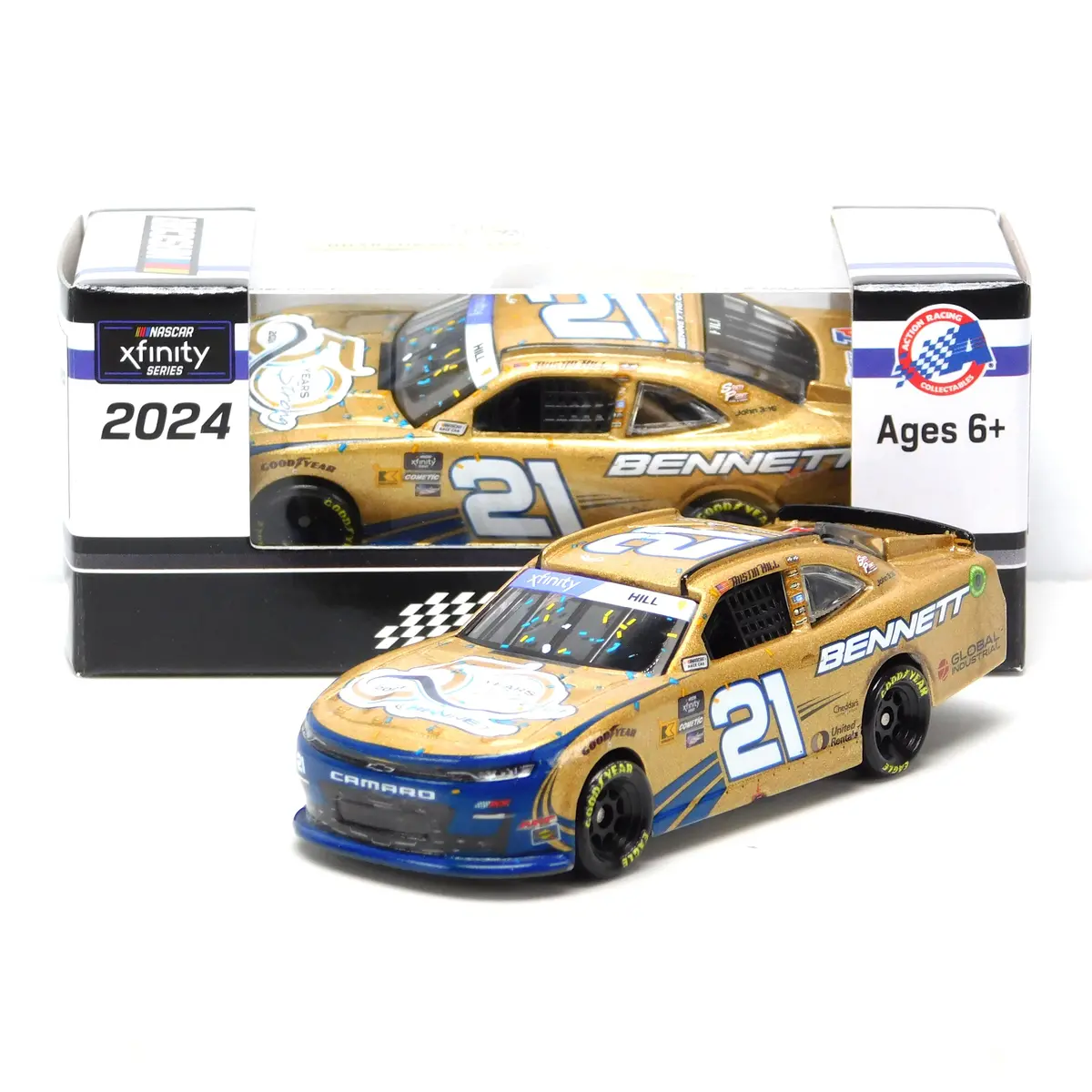 Austin Hill 2024 Bennett Transportation & Logistics Atlanta Win 1:64 Nascar Diecast 1