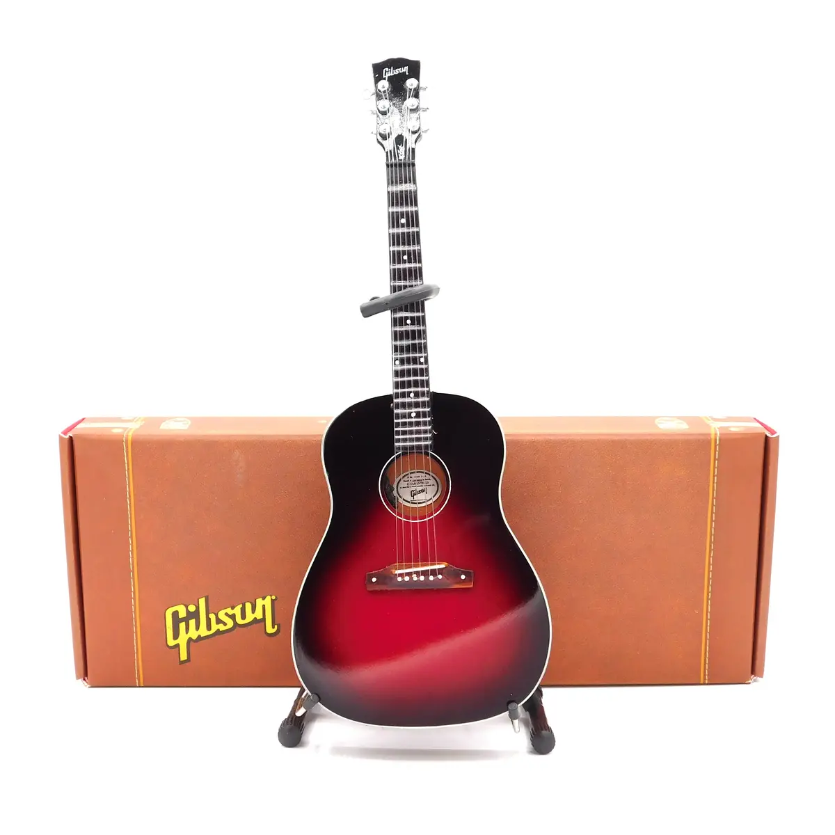 Axe Heaven Slash Gibson J-45 Vermillion Burst Acoustic Miniature Guitar Replica 1