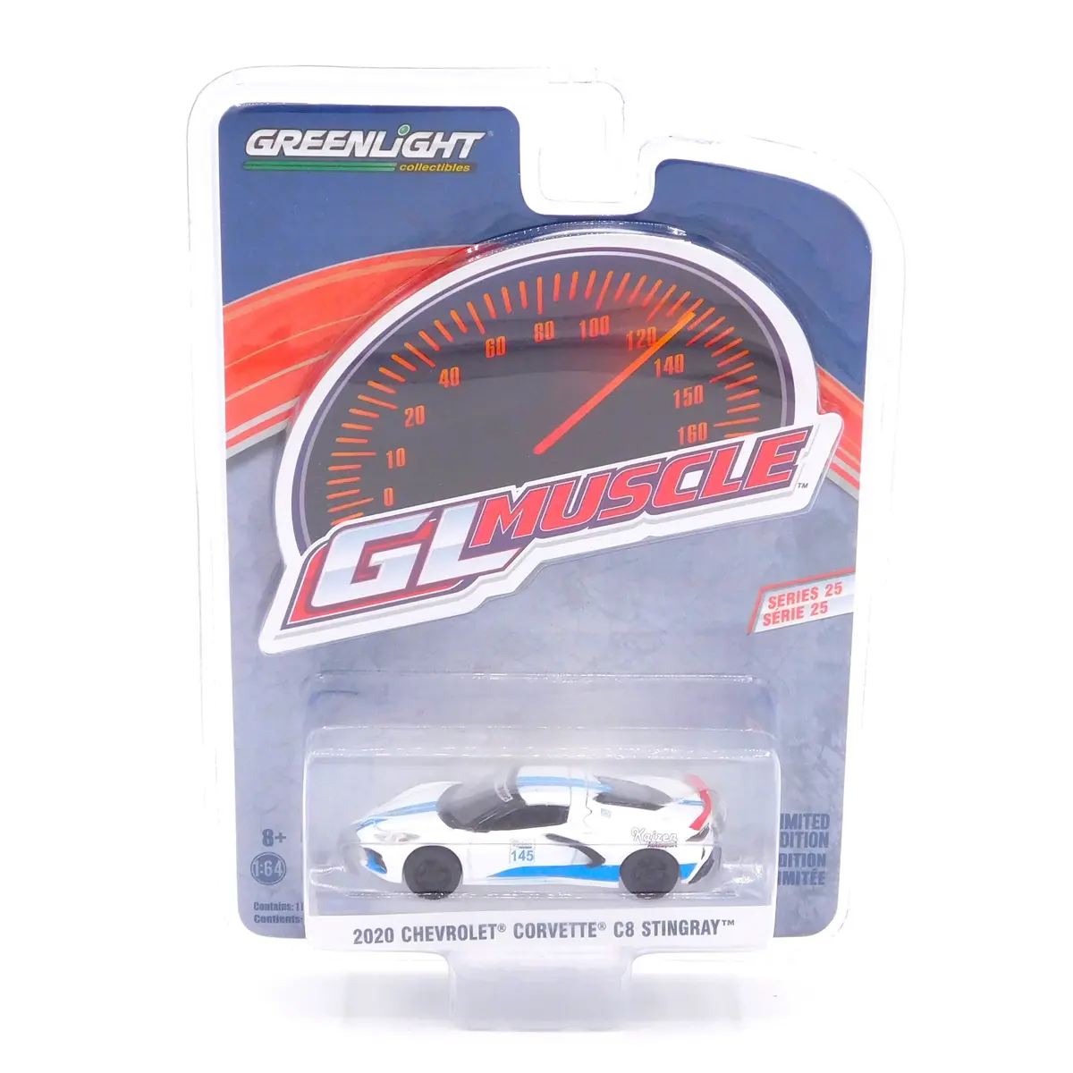 2020 Chevrolet Corvette C8 Stingray 1:64 Diecast Greenlight Muscle Series 25 1