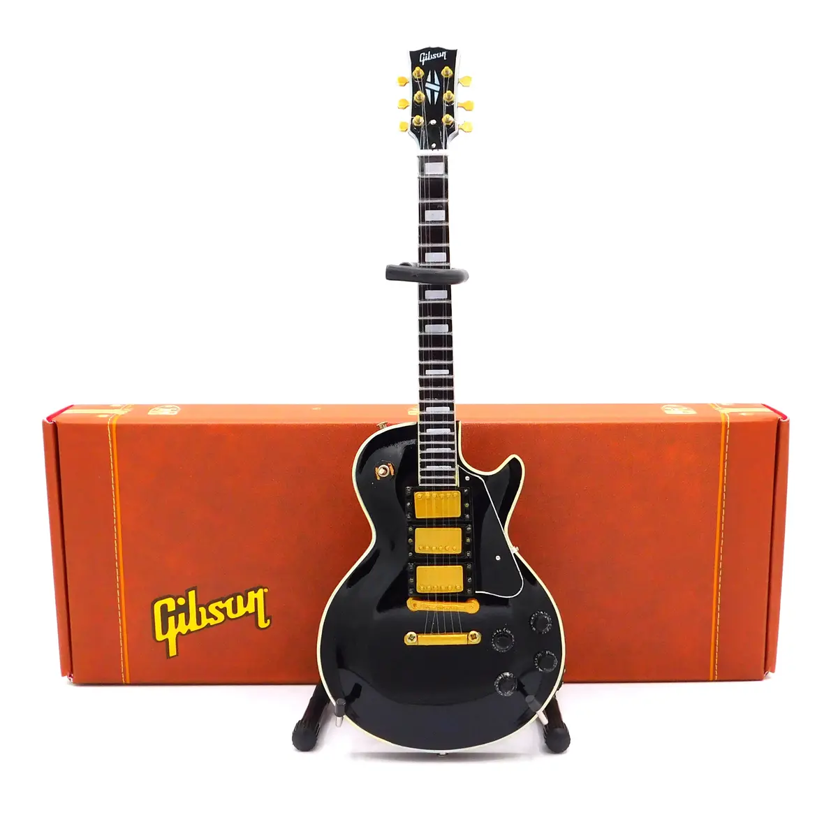 Axe Heaven Gibson Les Paul Custom Ebony Miniature Guitar Replica 1